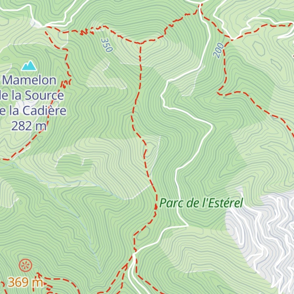 Map of Sommet des Petites Grues
