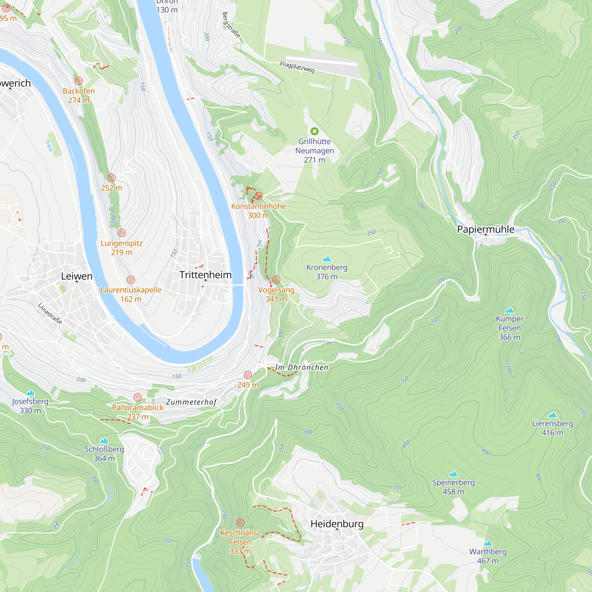 Grillhütte Trittenheim map
