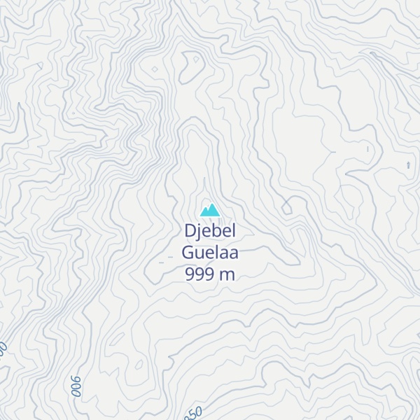 Map of Djebel Guelaa