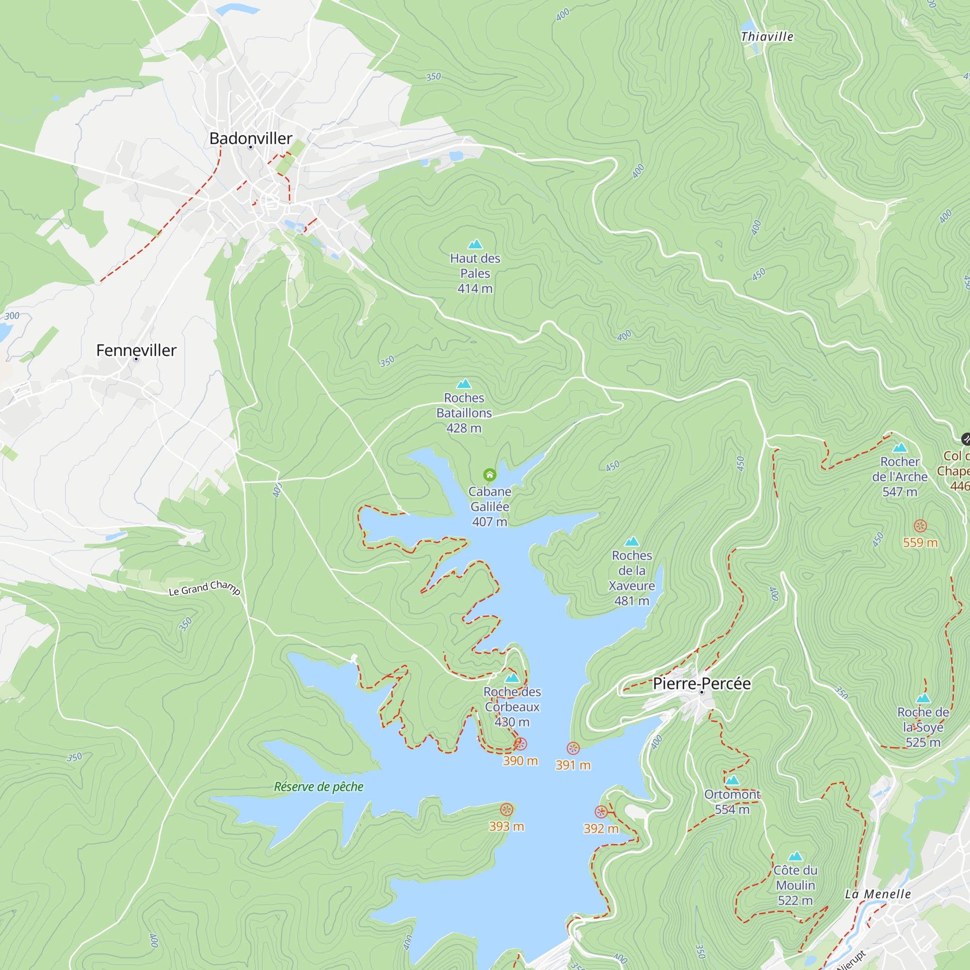 Cabane Darwin map