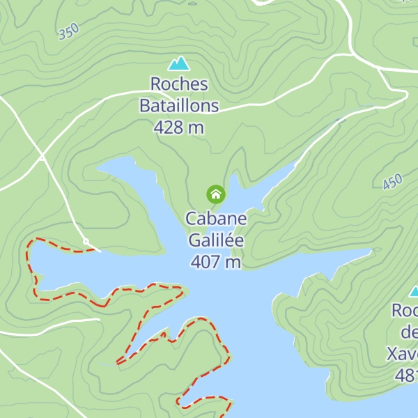 Map of Cabane Darwin