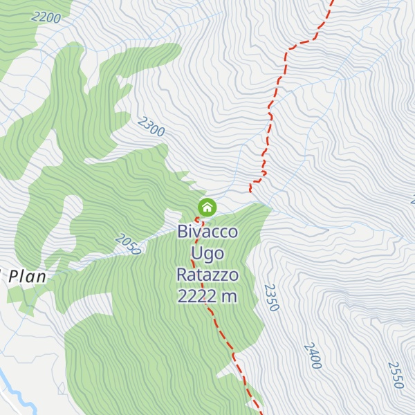 Map of Bivacco Ugo Ratazzo