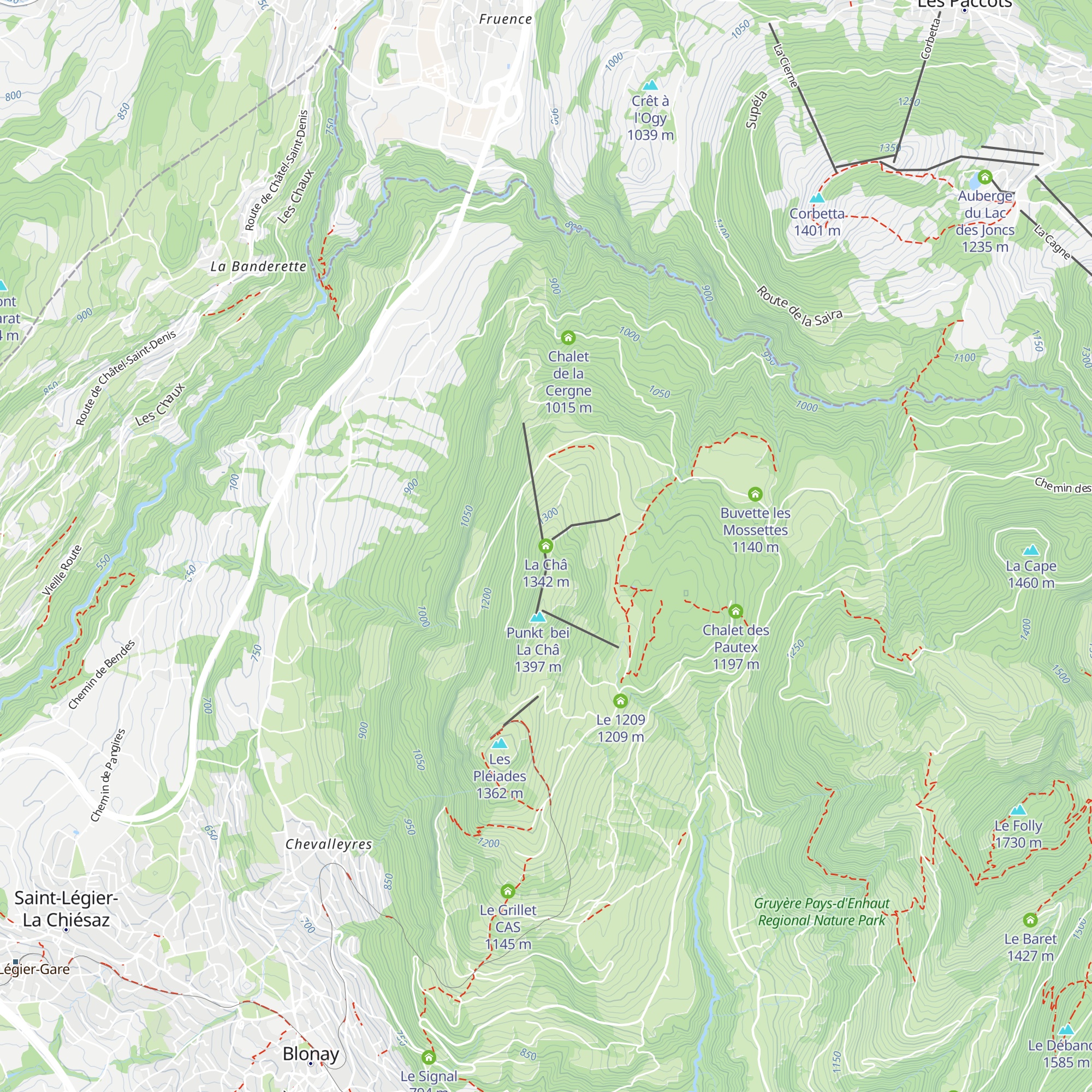 La Châ map