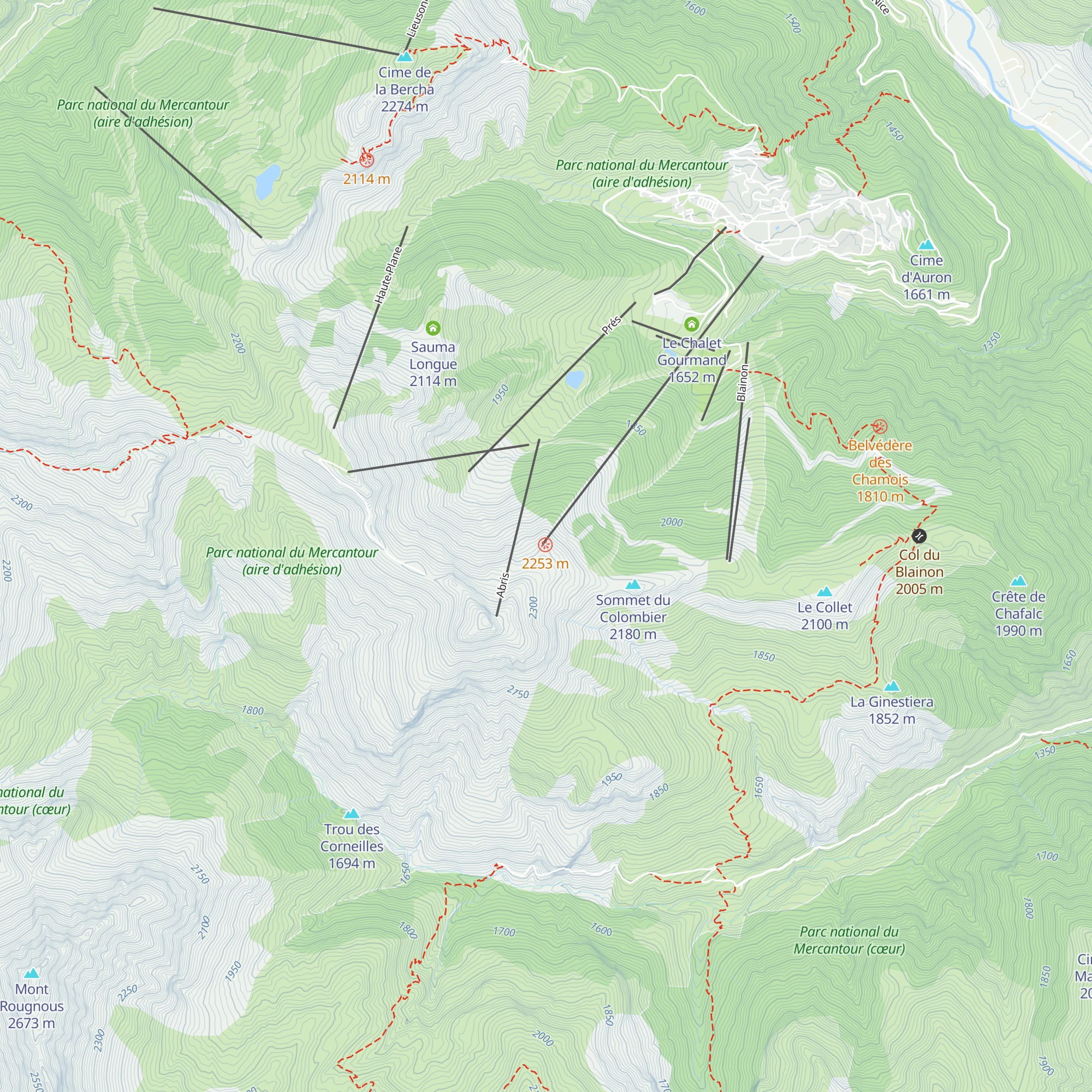 Le Maeva map