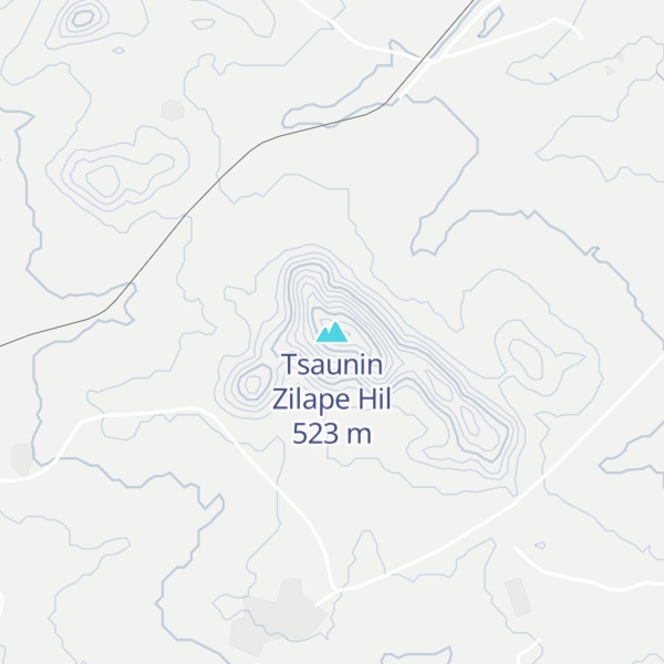 Map of Tsaunin Zilape Hil