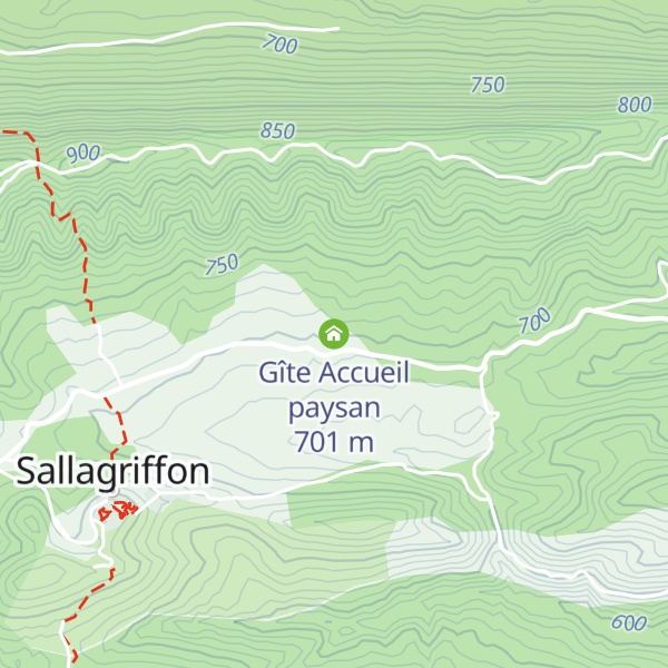 Map of Gîte Accueil paysan