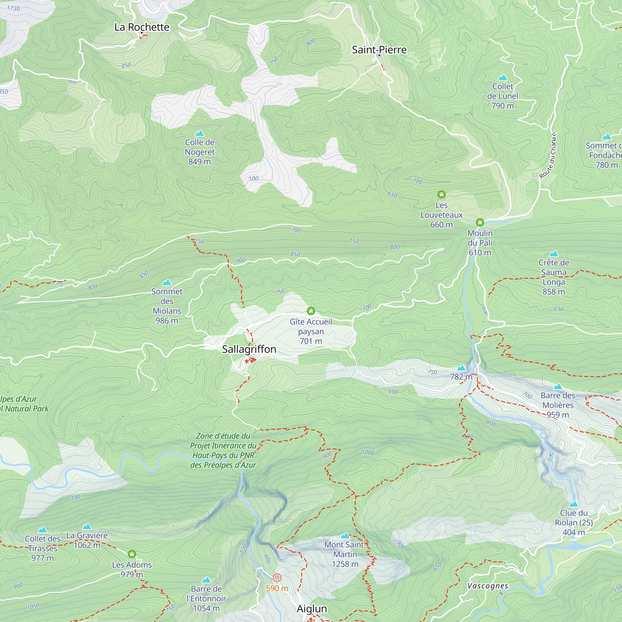 Gîte Accueil paysan map