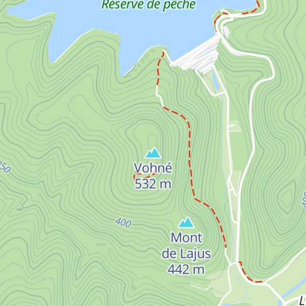 Map of Vohné