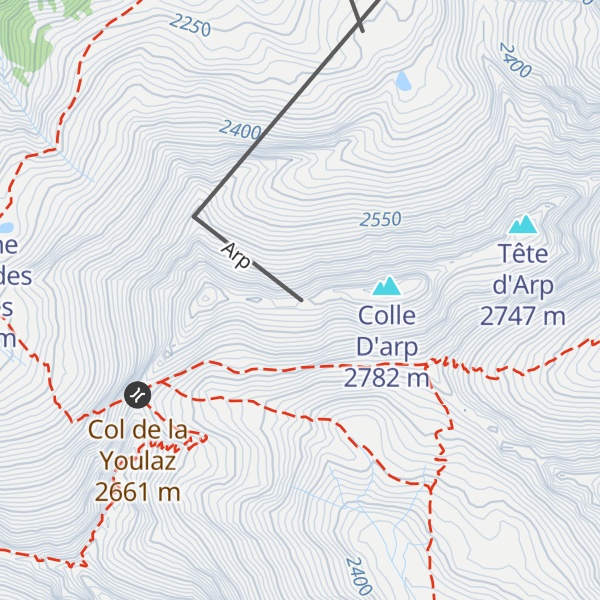 Map of Funivia Arp