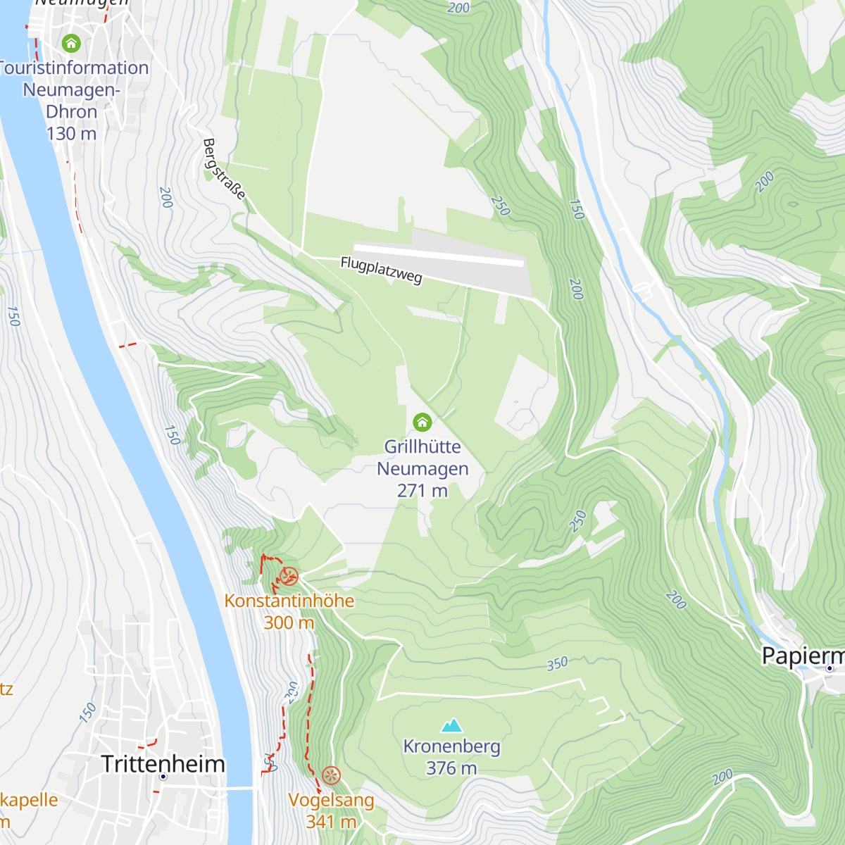 Grillhütte Neumagen map