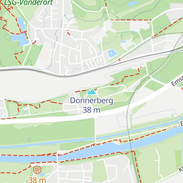 Map of Donnerberg