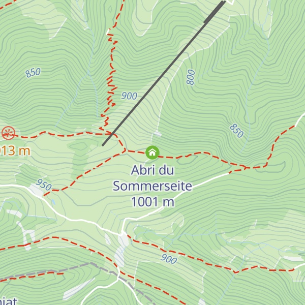Map of Abri du Sommerseite