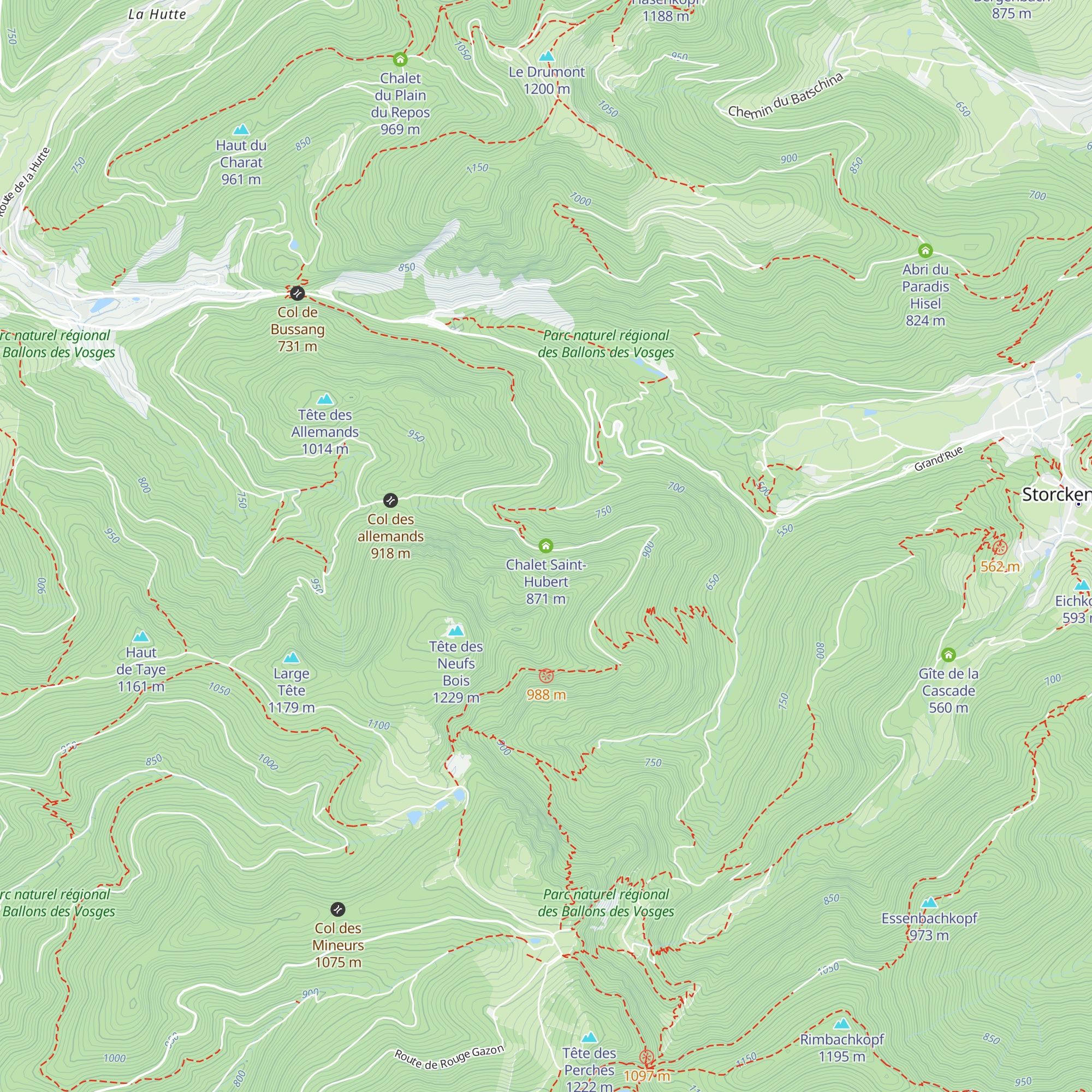 Chalet Saint-Hubert map