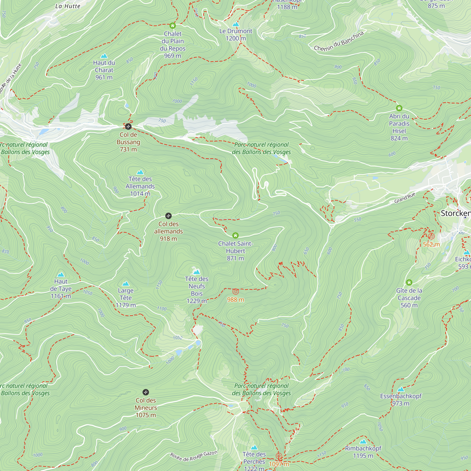 Chalet Saint-Hubert map