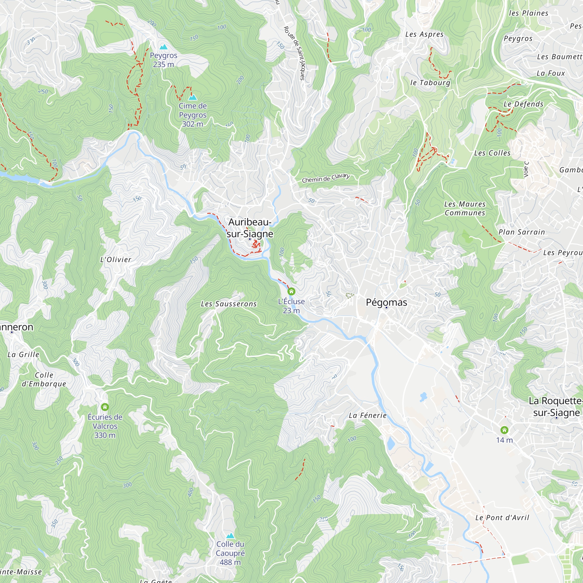 L'Écluse map