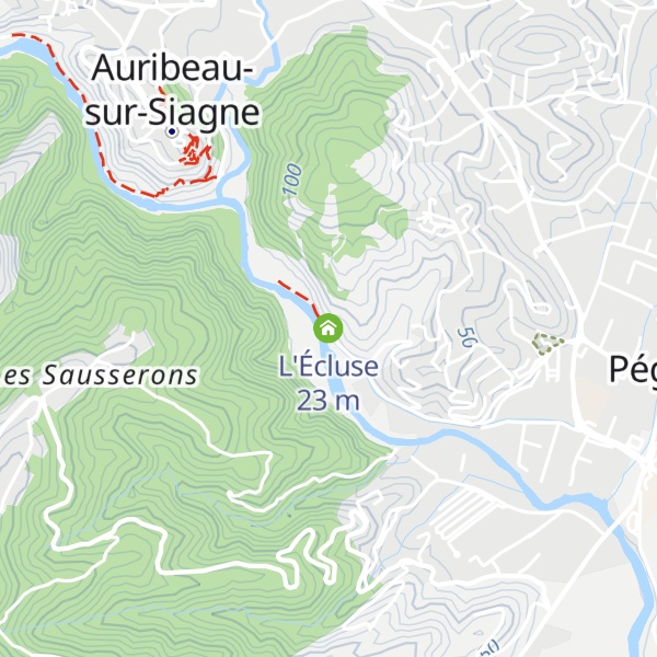 Map of L'Écluse