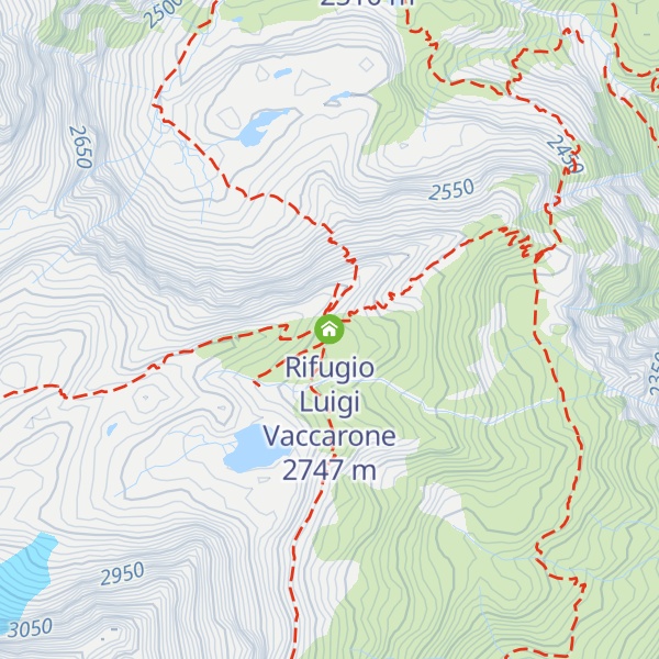Map of Rifugio Luigi Vaccarone
