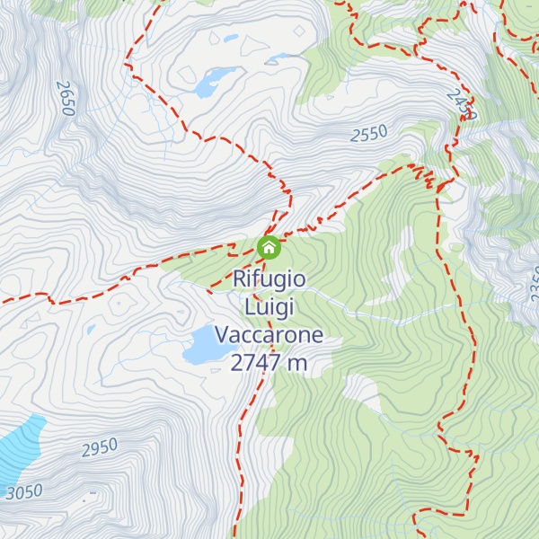 Map of Capanna Sibille