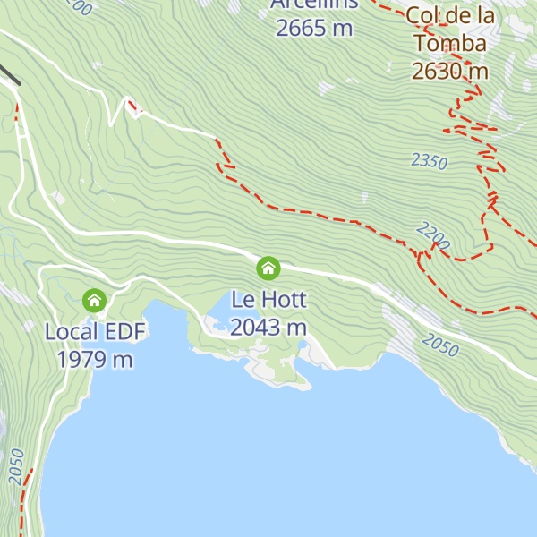 Map of Le Hott