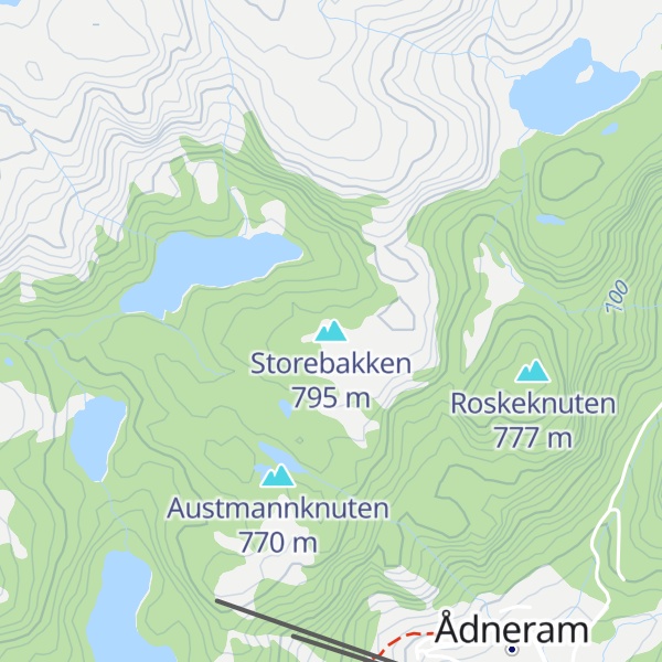 Map of Storebakken