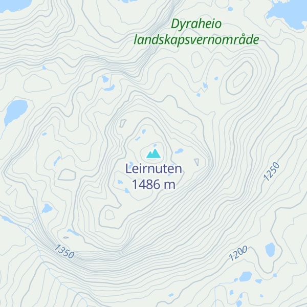 Map of Leirnuten