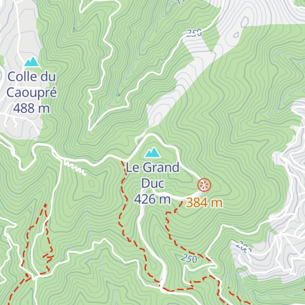 Map of Le Grand Duc