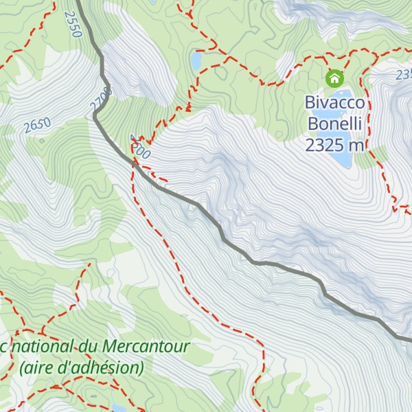 Map of Aiguille Occidentale de l'Oronaye