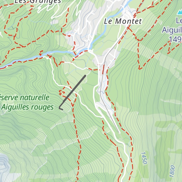 Map of Chalet Skiroc
