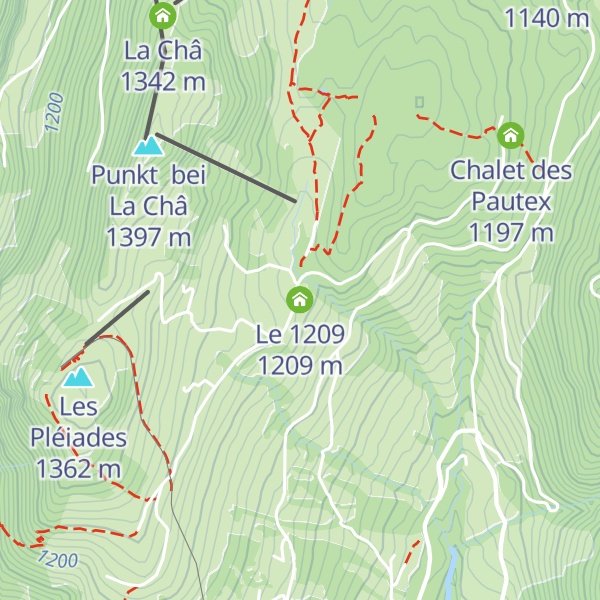 Map of Le 1209