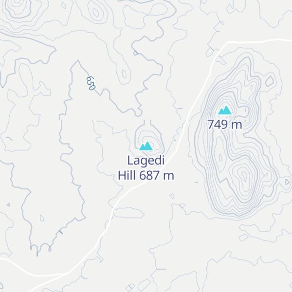 Map of Lagedi Hill