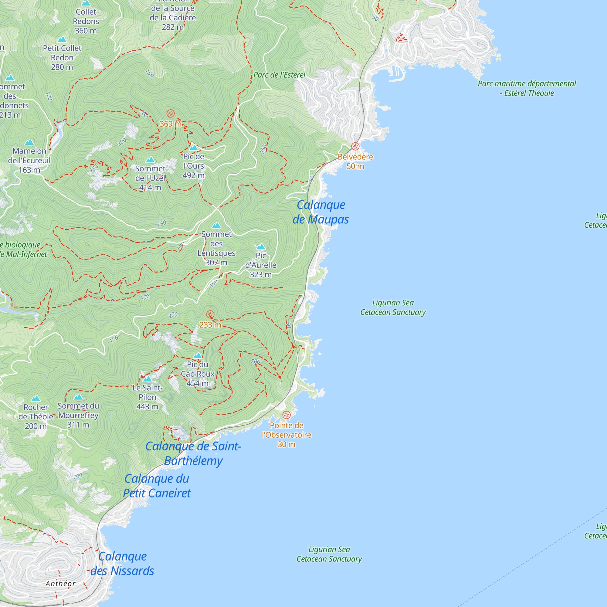 Chez Monique map