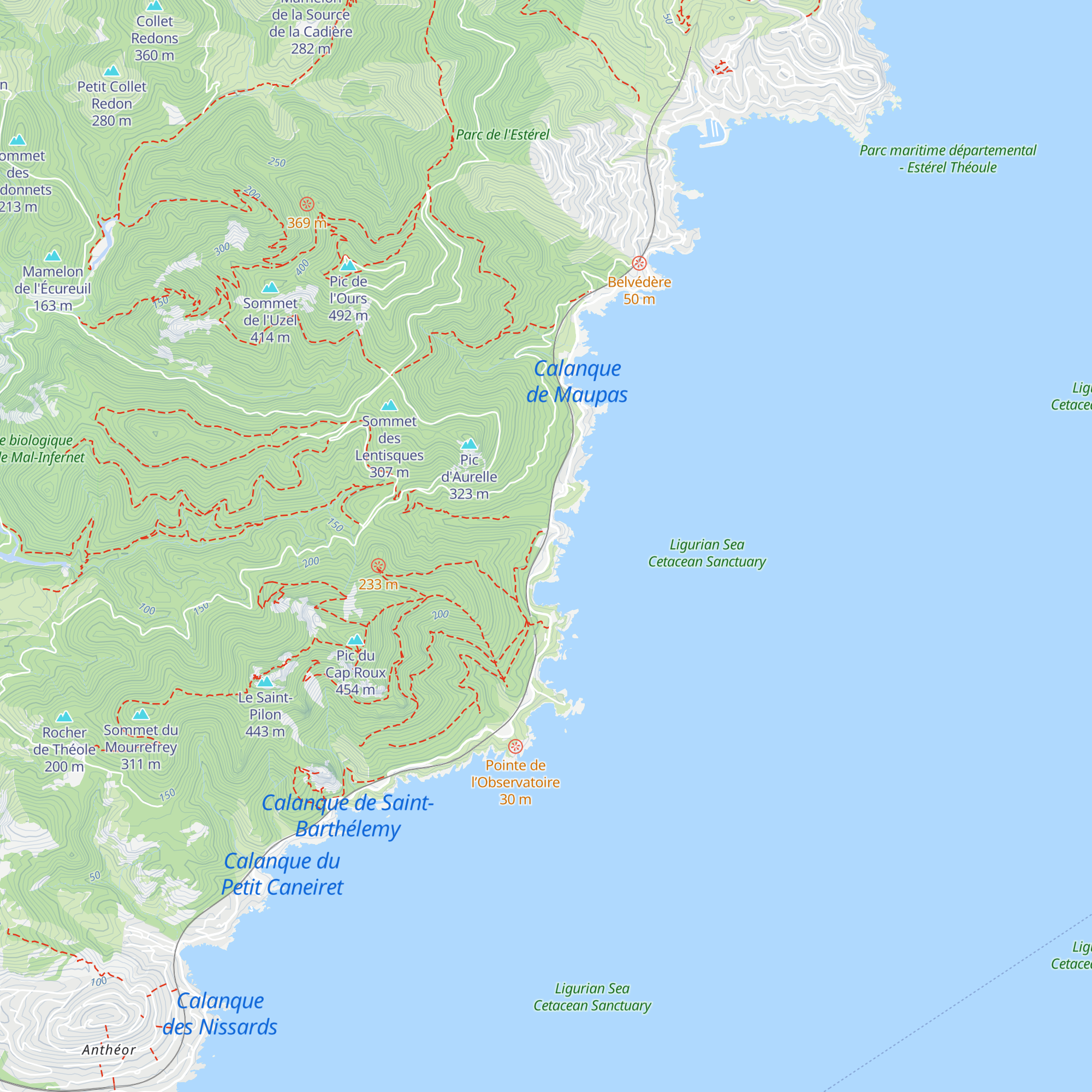 Chez Monique map