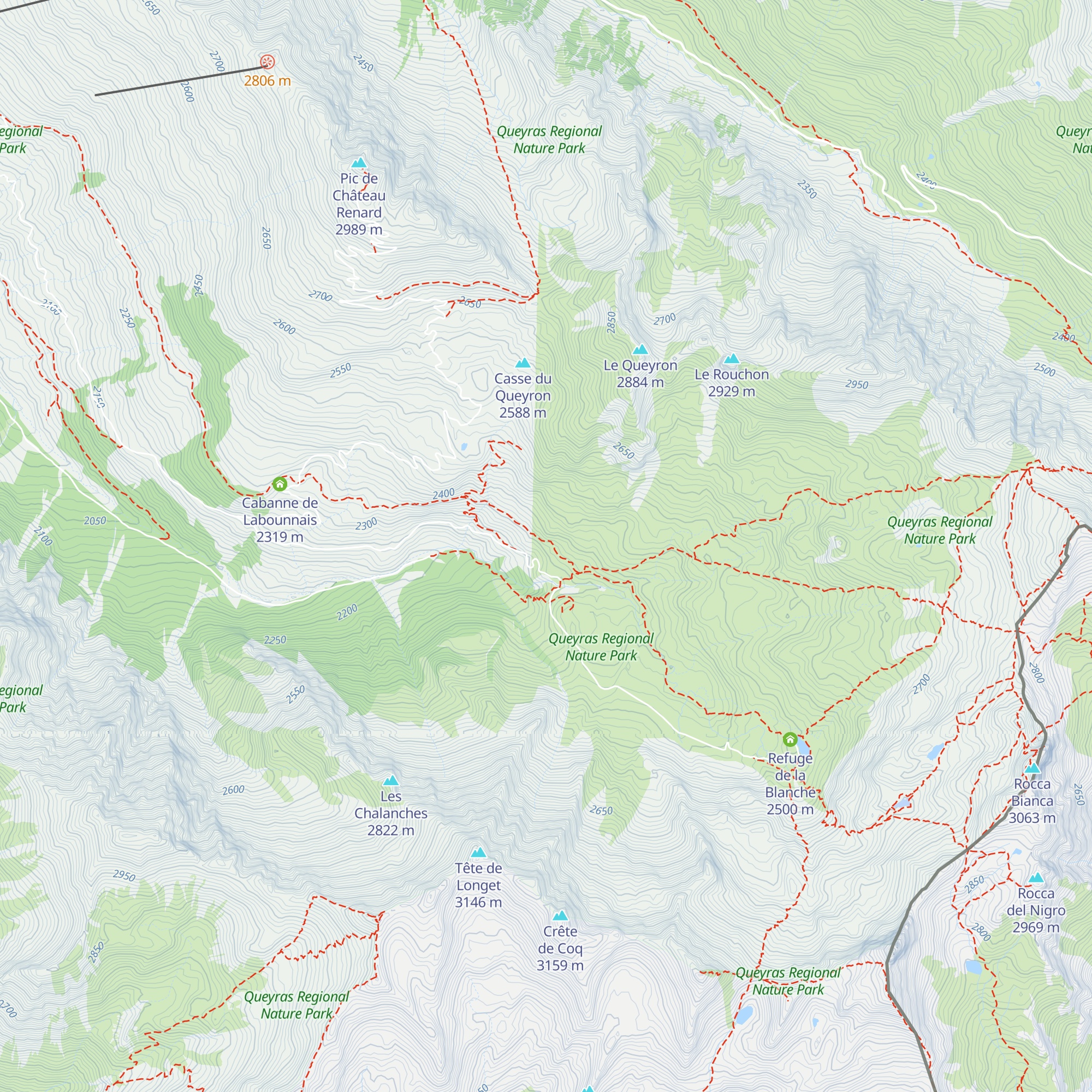 Ancienne Douane map