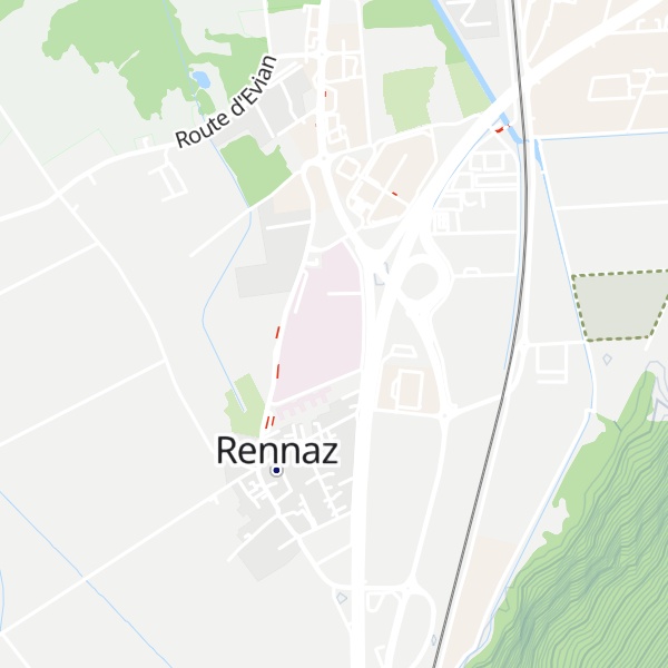 Map of HRC Hôpital Riviera-Chablais