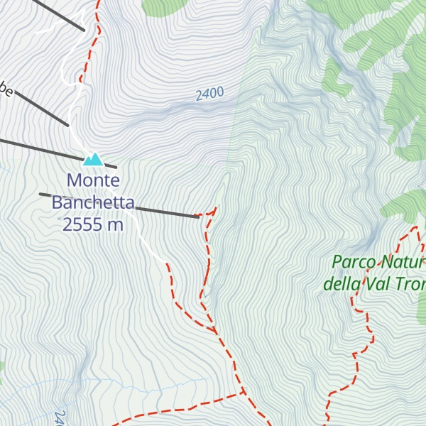 Map of Monte Motta