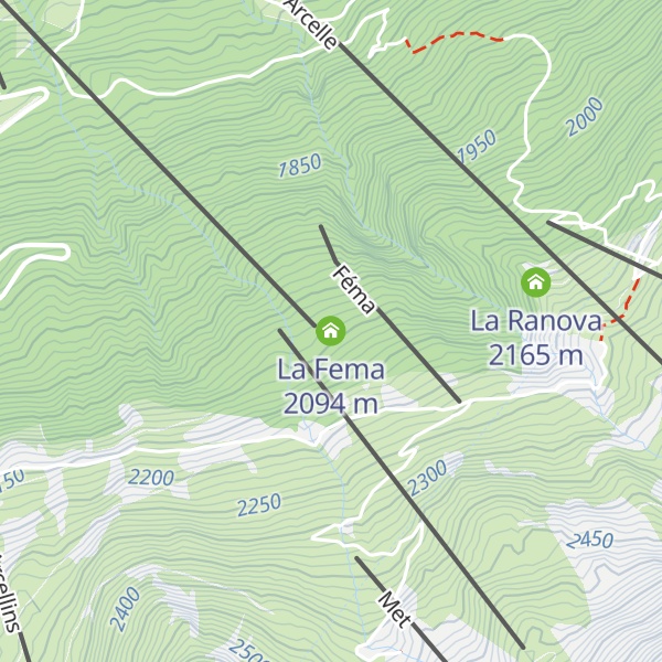 Map of La Fema