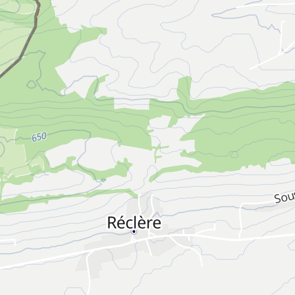 Map of Cabane forestière de Réclère