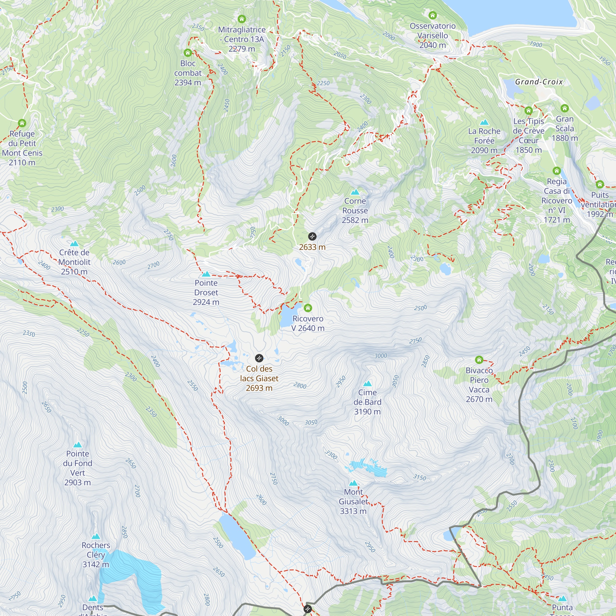 Ricovero V map