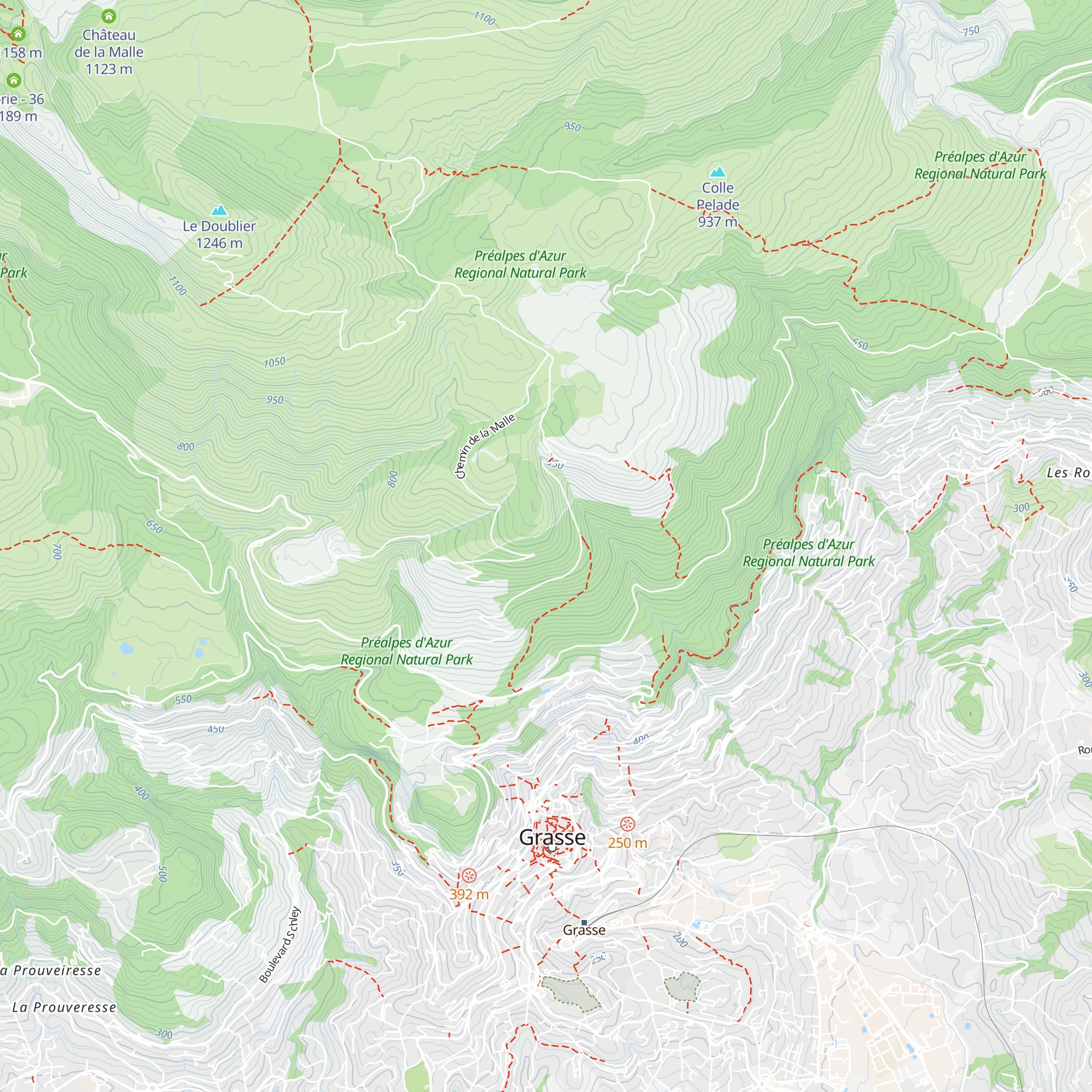 réservoir map