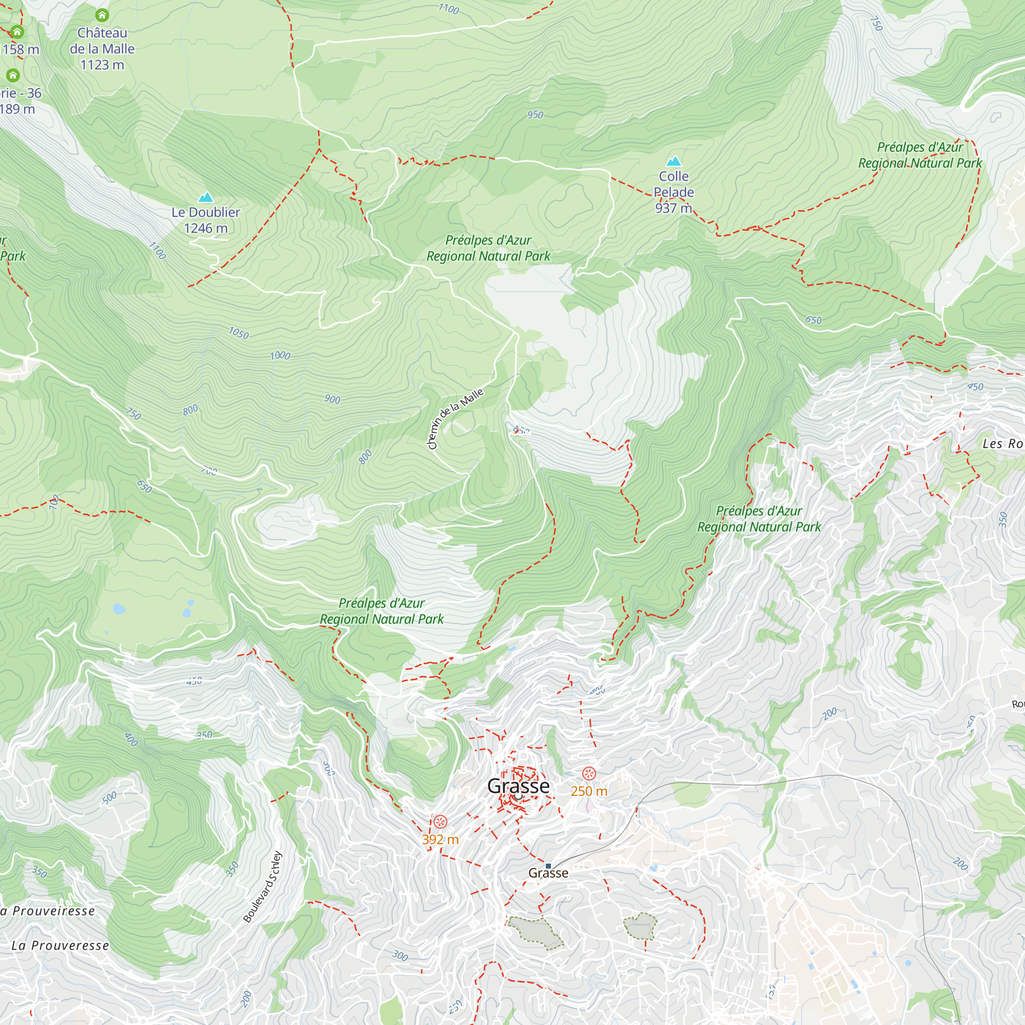 réservoir map