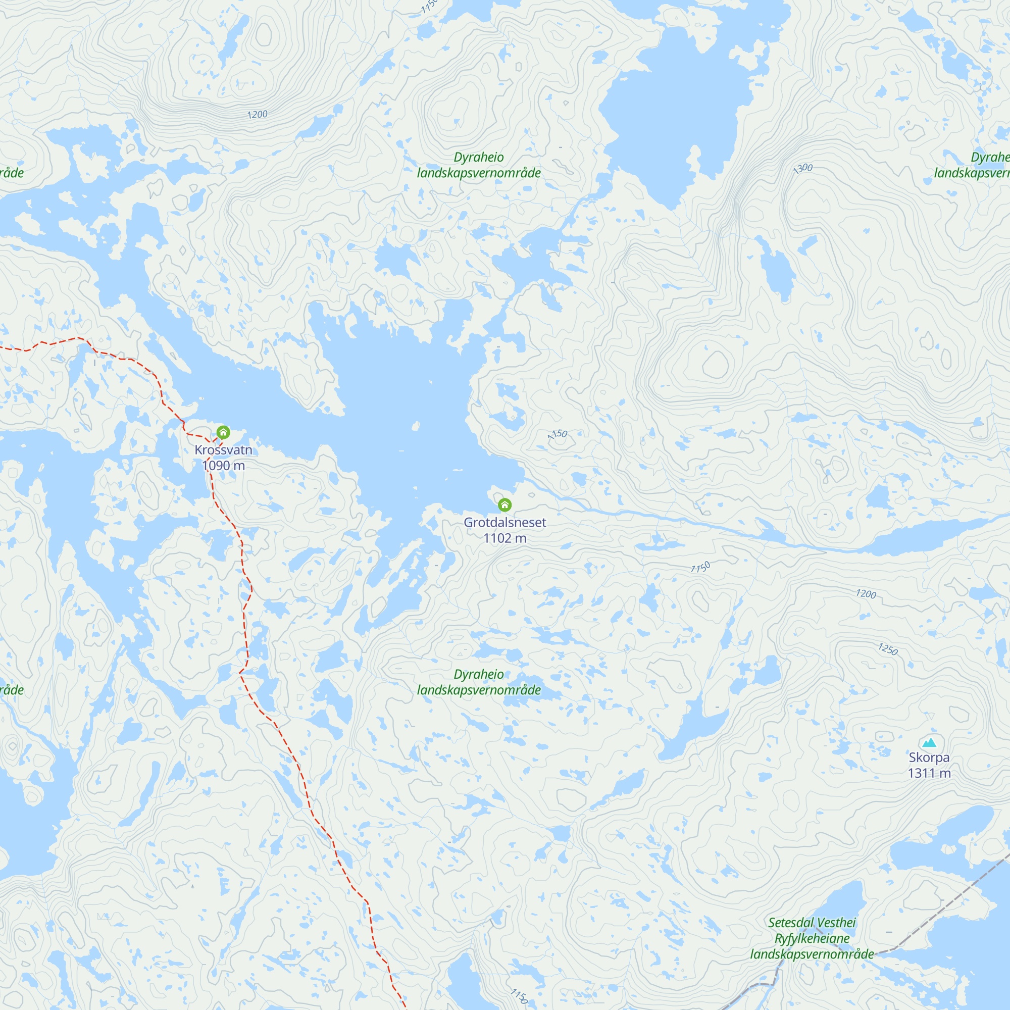 Grotdalsneset map