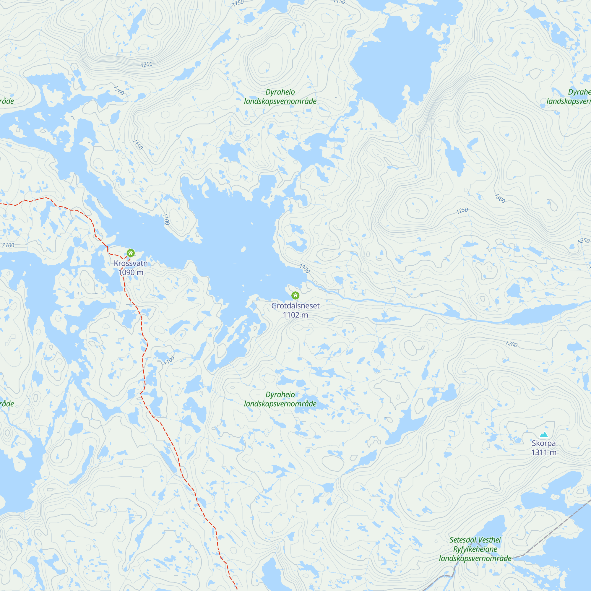 Grotdalsneset map