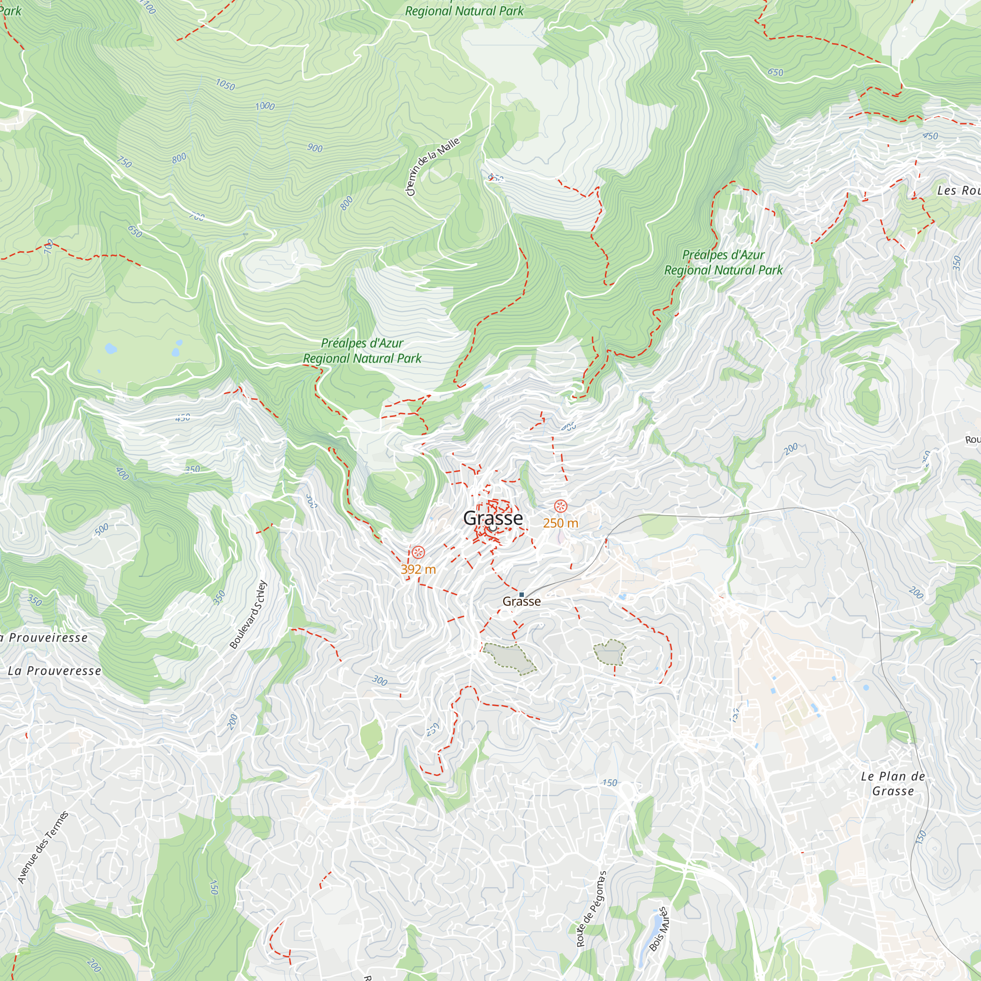 Office de tourisme de Grasse map