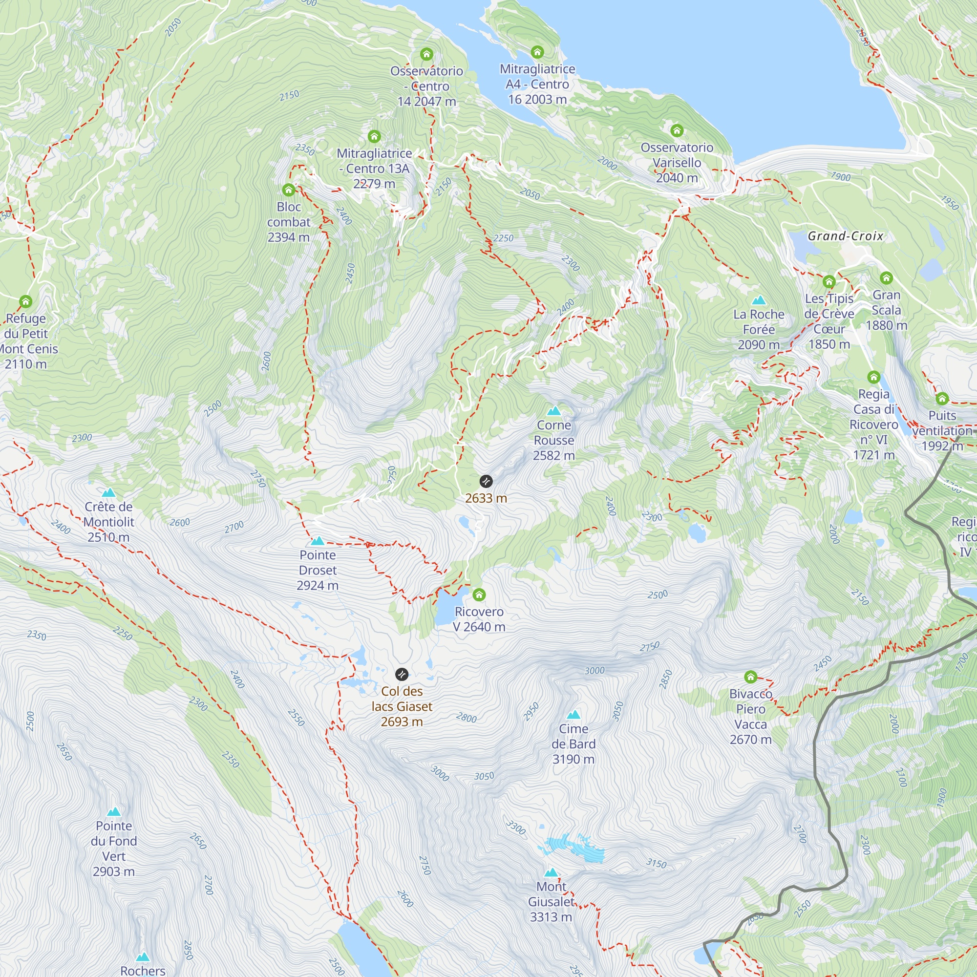 Ricovero T map