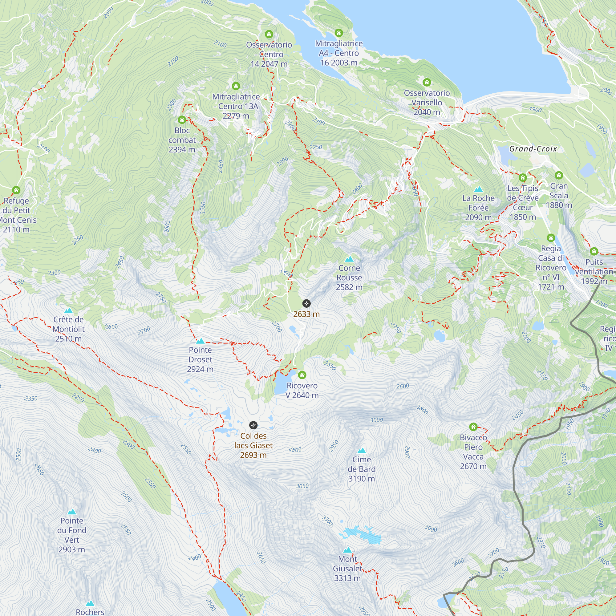Ricovero T map