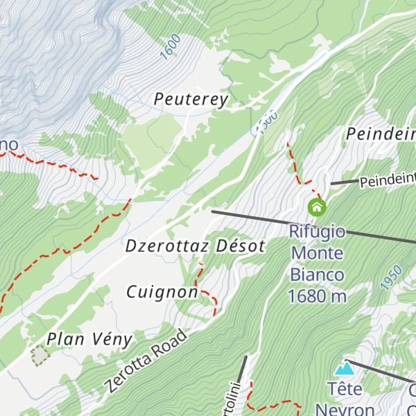 Map of Zerotta
