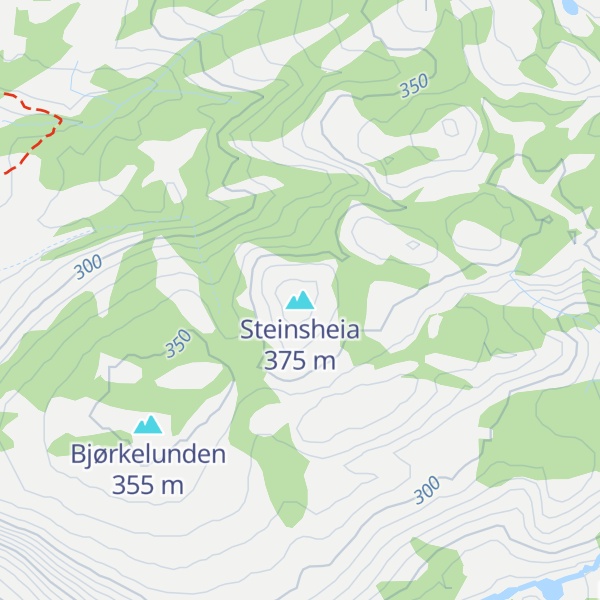 Map of Steinsheia