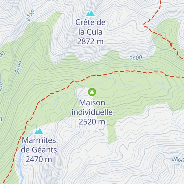 Map of Maison individuelle