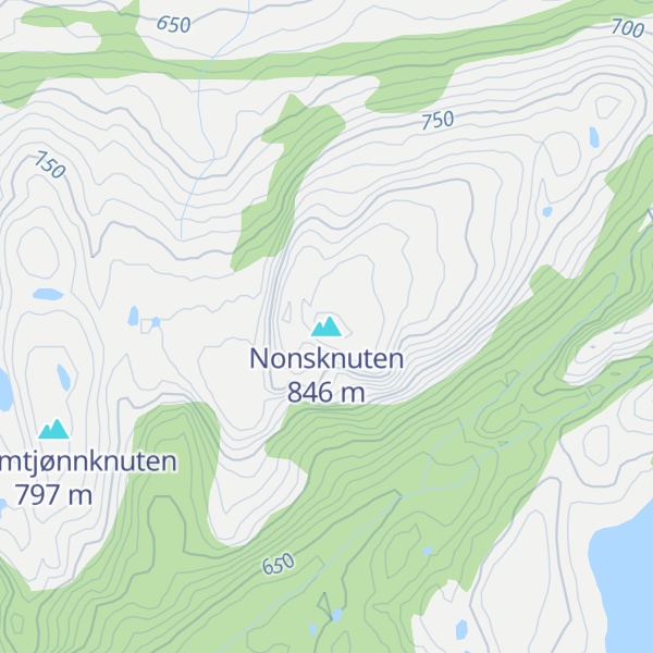 Map of Nonsknuten