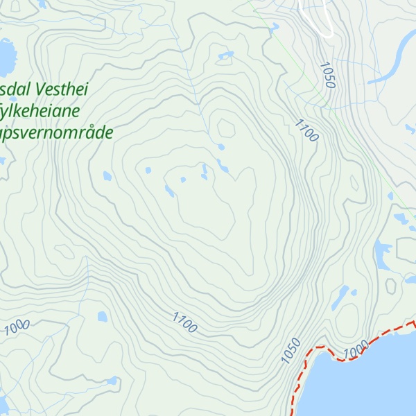 Map of Djupatjønnuten